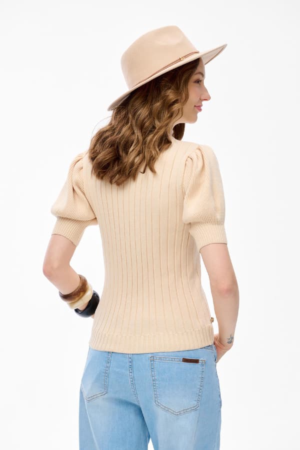 Talu Ljusbeige Damtröja 36/38