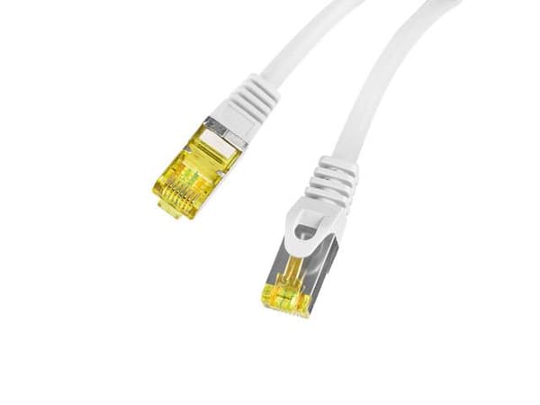 Patchkabel Lanberg S/FTP kat.6A 5m LSZH CU fluke bestået grå