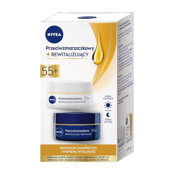 NIVEA Sæt DUO Creme 55+ ny