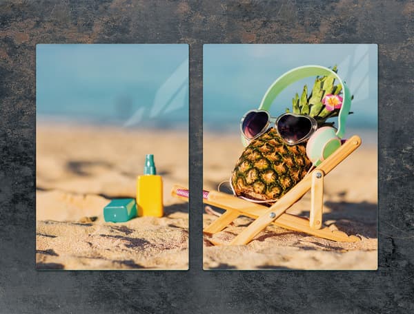 GLASBESKYTTELSESPLADE 75x52 ANANAS