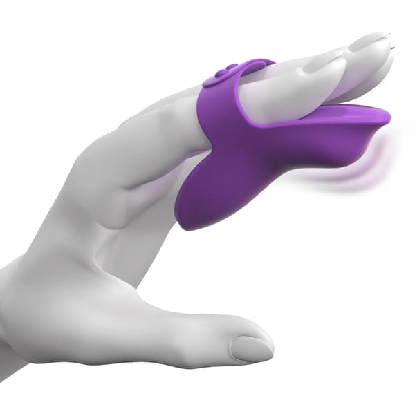Fantasy For Her Silikon Fingervibrator Lila