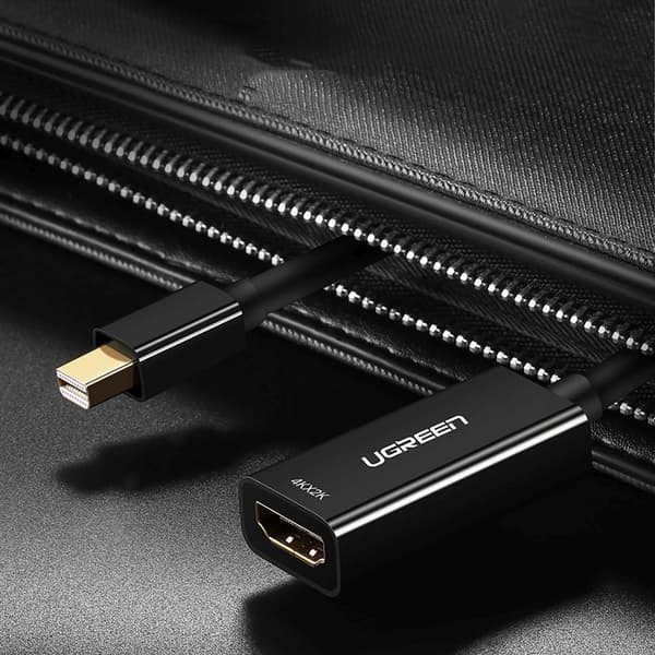 Mini DisplayPort til HDMI FHD 1080p adapter - sort