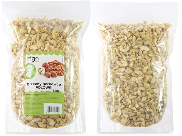Migogroup Cashewnødder halverede 1 kg