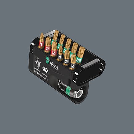 Wera Bit-Check 12 Diamant 1-bitssats
