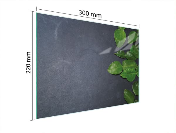 SKÄRBRÄDA I GLAS 30x22 SKIFFE