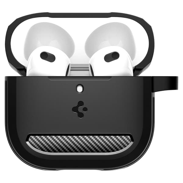 AirPods 4 Rugged Armor-etui - Sort