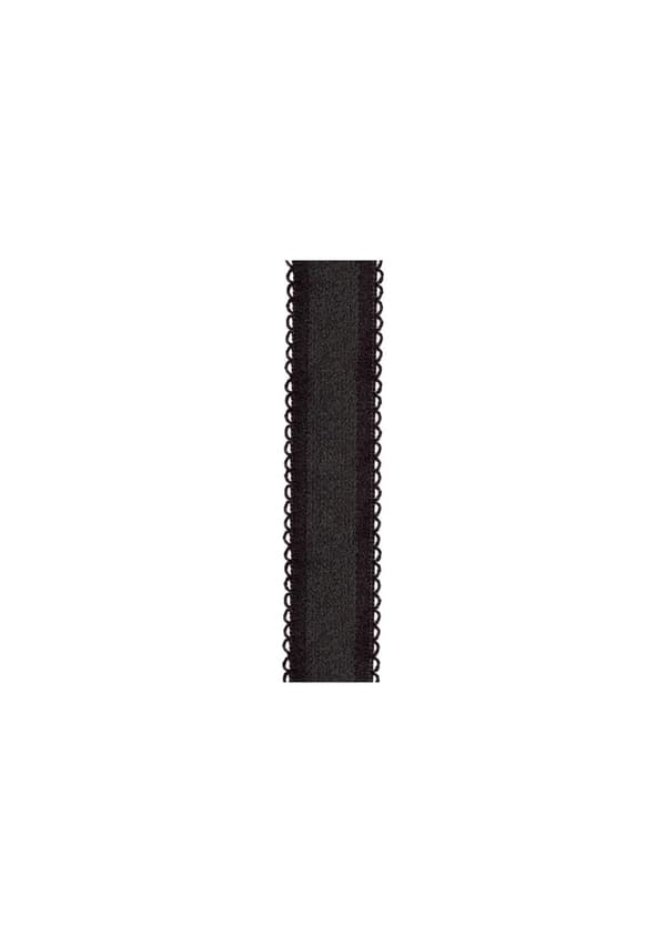 Sorte stofstropper 18 mm RB-407 STROPPER RB-407 sorte 18 mm