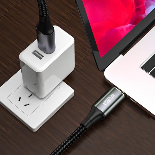 USB-C til USB-C kabel 3.2 Gen.2 20 Gbps 8K PD 100W 2 m