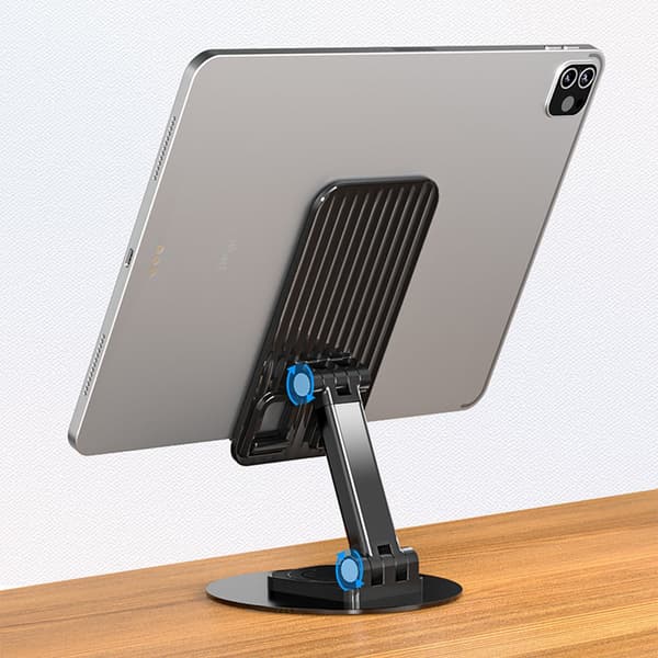 Stabil stander til telefon og tablet - sort