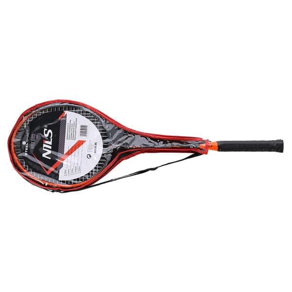 NRZ005 STÅL / BADMINTON SET 2 RACKETAR + NILS SKYDD