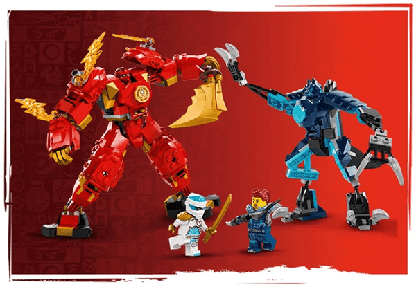 LEGO Ninjago 71808 Kais elementära eldrobot 7+ (322 bitar)