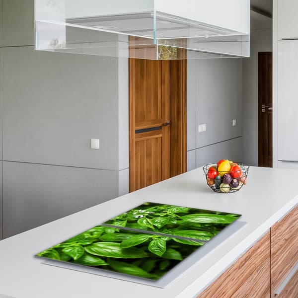 Glasbeskyttelsesplade til komfur 2x40x52 Basil