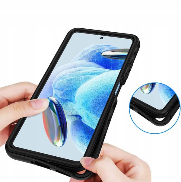 360° EXO ARMOR ETUI TIL XIAOMI REDMI NOTE 12 PRO / POCO X5 PRO