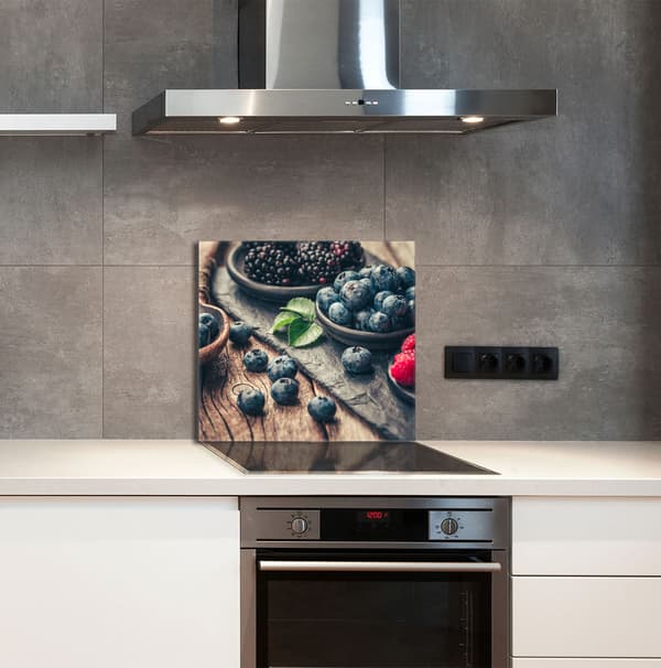 GLASPANEL FÖR KÖK 65x60 Frukt