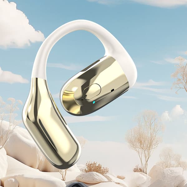 U4Pro Bluetooth Universal Binaural Hovedtelefon - Beige Guld