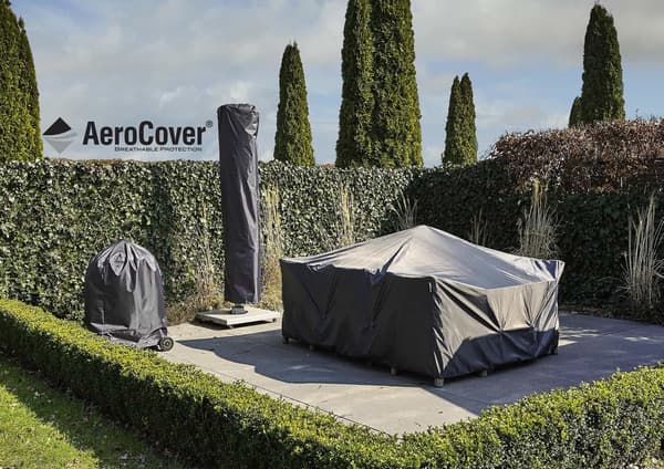 Homms AeroCover Överdrag til trædgårdskuddar 75x200x60 cm grå