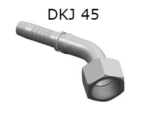 Ende 45° DKJ DN13 3/4" UNF