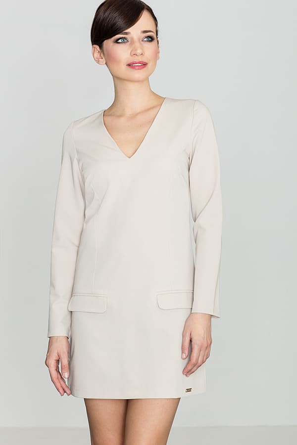 Kjole K373 Beige M