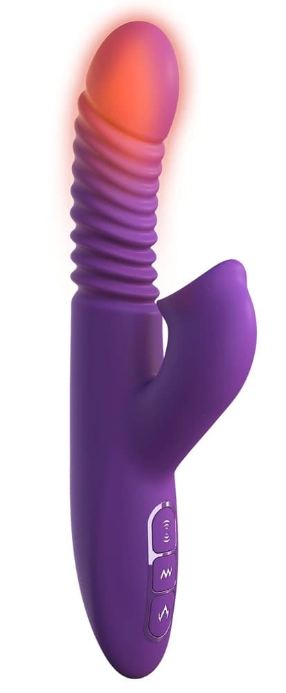 Fantasy For Her Bunny Vibrator med Stimulation og Varme 24cm