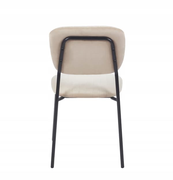 K19-FX sammetsbeige fåtölj