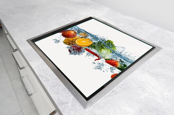 LASINEN SUOJALEVY LIEDELLE 50x52 HEDELMÄT