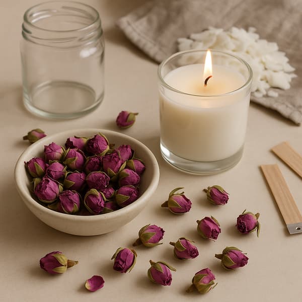Corolla rose stearinlyspulver 10g