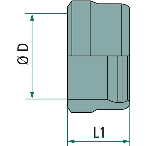 Leikkausrengas DSR 28L fi28 mm DIN 3861 3563