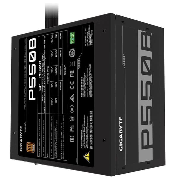 Gigabyte P550B 550W strømforsyning