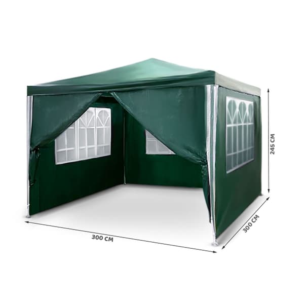 Grøn havepavillon 3x3m 4935