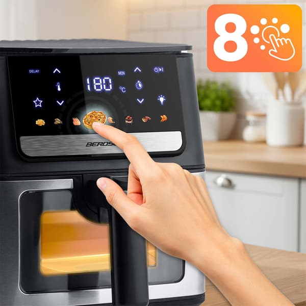 Airfryer 6,5l Berdsen 1700W BD-655 sort