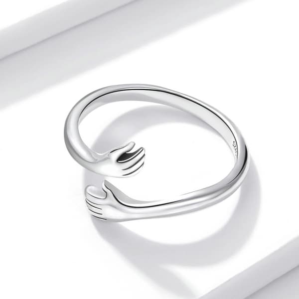 Anillo de plata 925 Manos Anillo de plata