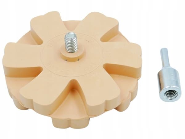 GUMMISKIVEBLOMST TIL FJERNELSE AF LIM TIL BOR + ADAPTER - FT02K