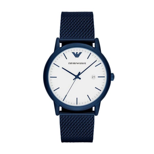 ARMANI AR11025 klocka. Quartz, vit. Herrklocka.