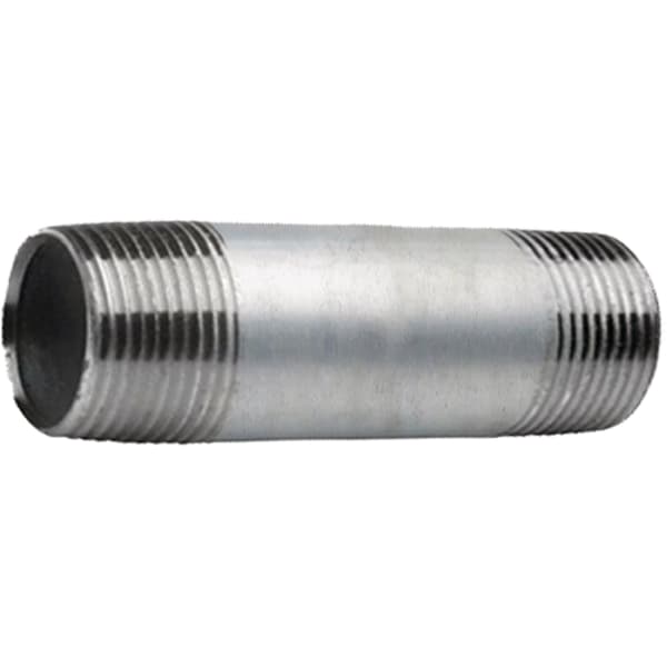 Rörnippel 2" tum 30 cm galvaniserad