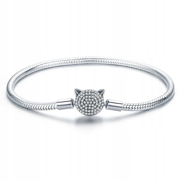 Pandora MODULÆR armbånd Pave Kitten 20 cm