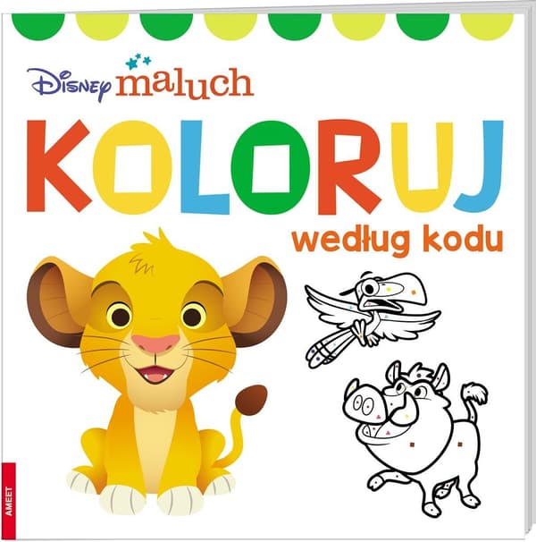 Disney Toddler. Farvelæg efter kode