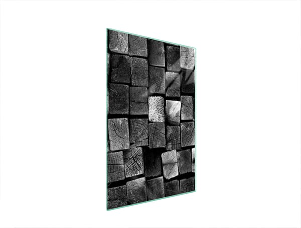 GLAS SKÆREBRÆT 35x52 TRÆ