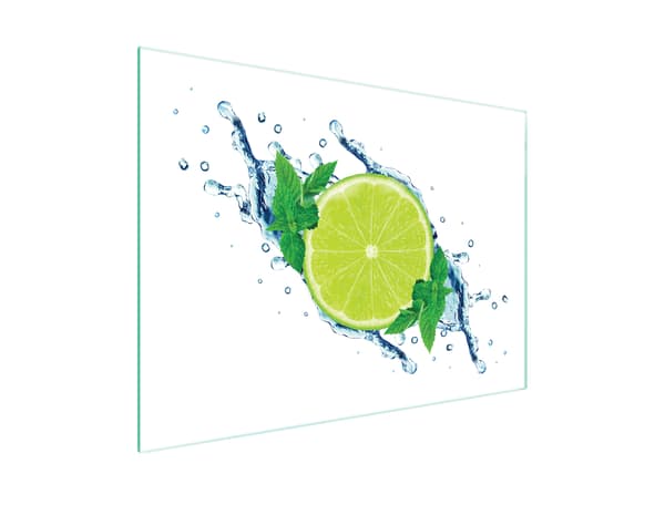 GLAS SKÆREBRÆT 40x30 LIME
