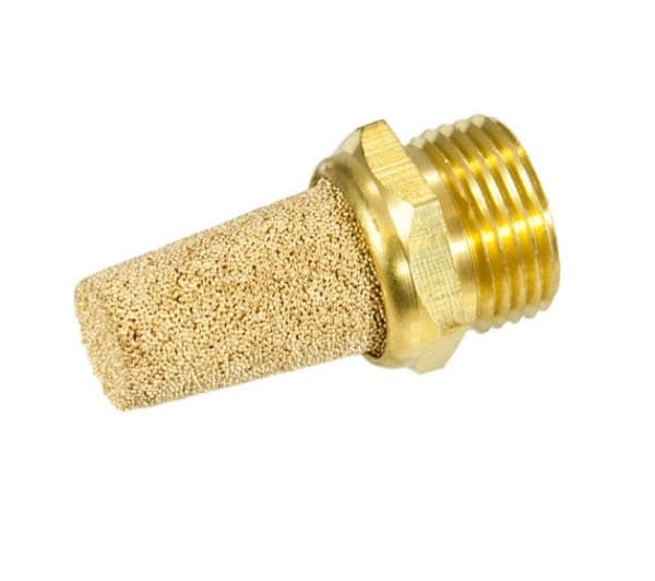 Lyddæmper med 1/8" gevind, konus
