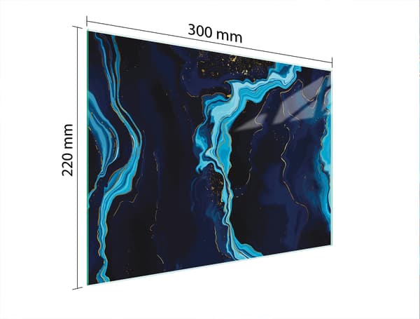 GLASSKÆREBRÆT 30x22 MARMOR