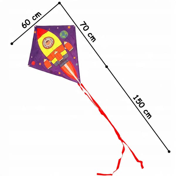 MEGADIDI KITE ROCKET rumeventyr 220 cm