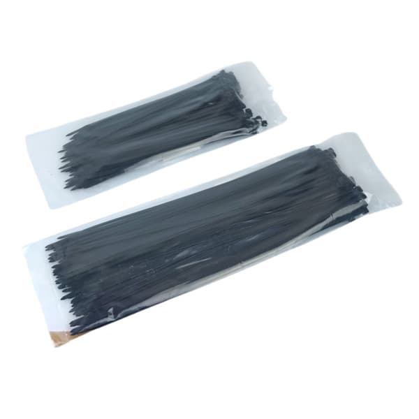 UV kabelbinderbånd 3,6x200mm - 100 stk sort