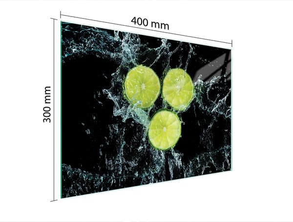 GLASSKÆREBRÆT 40x30 CITRON