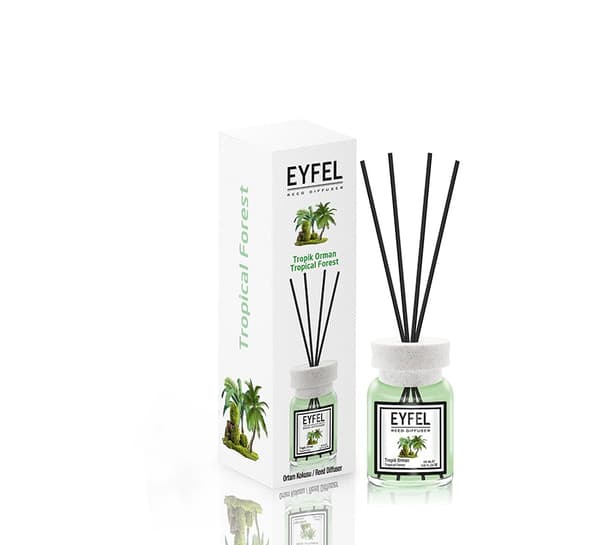 EYFEL Duftdiffuser med pinde - Tropisk skov 120ml
