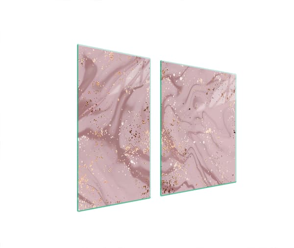 GLASSKYDDSPLÅT FÖR SPIS 90x52 MARMOR