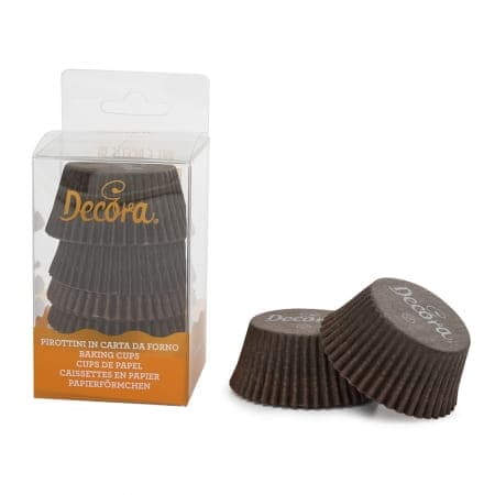 Bruna muffinsformar i papper 50x32 mm DECORA 75 st