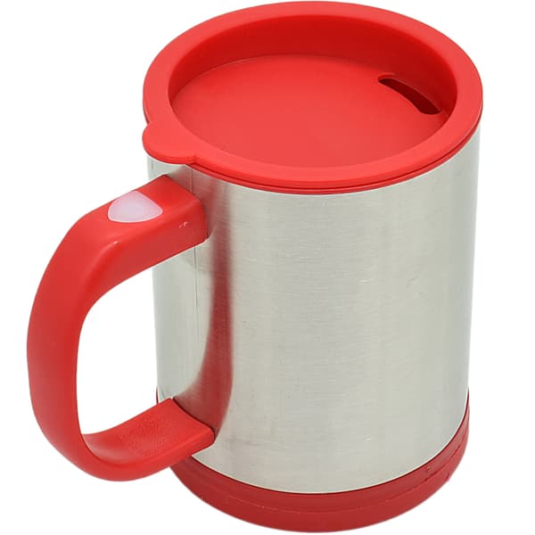 Termisk selvrørende kaffe-/tekop rød 350 ml
