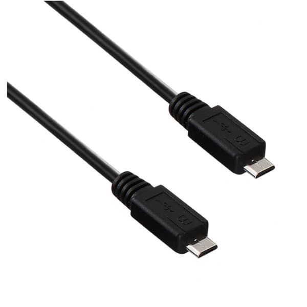 Akyga AK-USB-17 USB 2.0-kabel micro-USB B(han) - micro-USB B(han) 0,6m sort