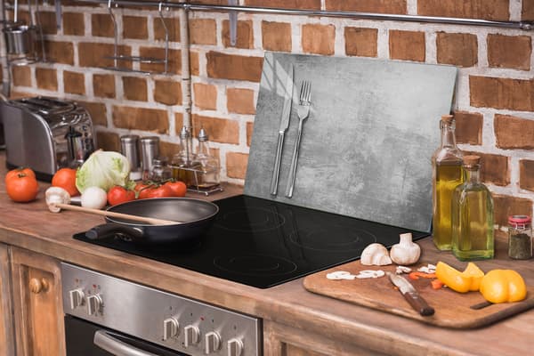 SKÄRBRÄDA I GLAS 52x30 BESTICK