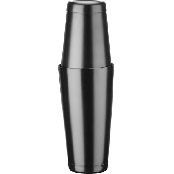 Bartendersæt i rør, shaker, jigger, si, muddler, ske - sort